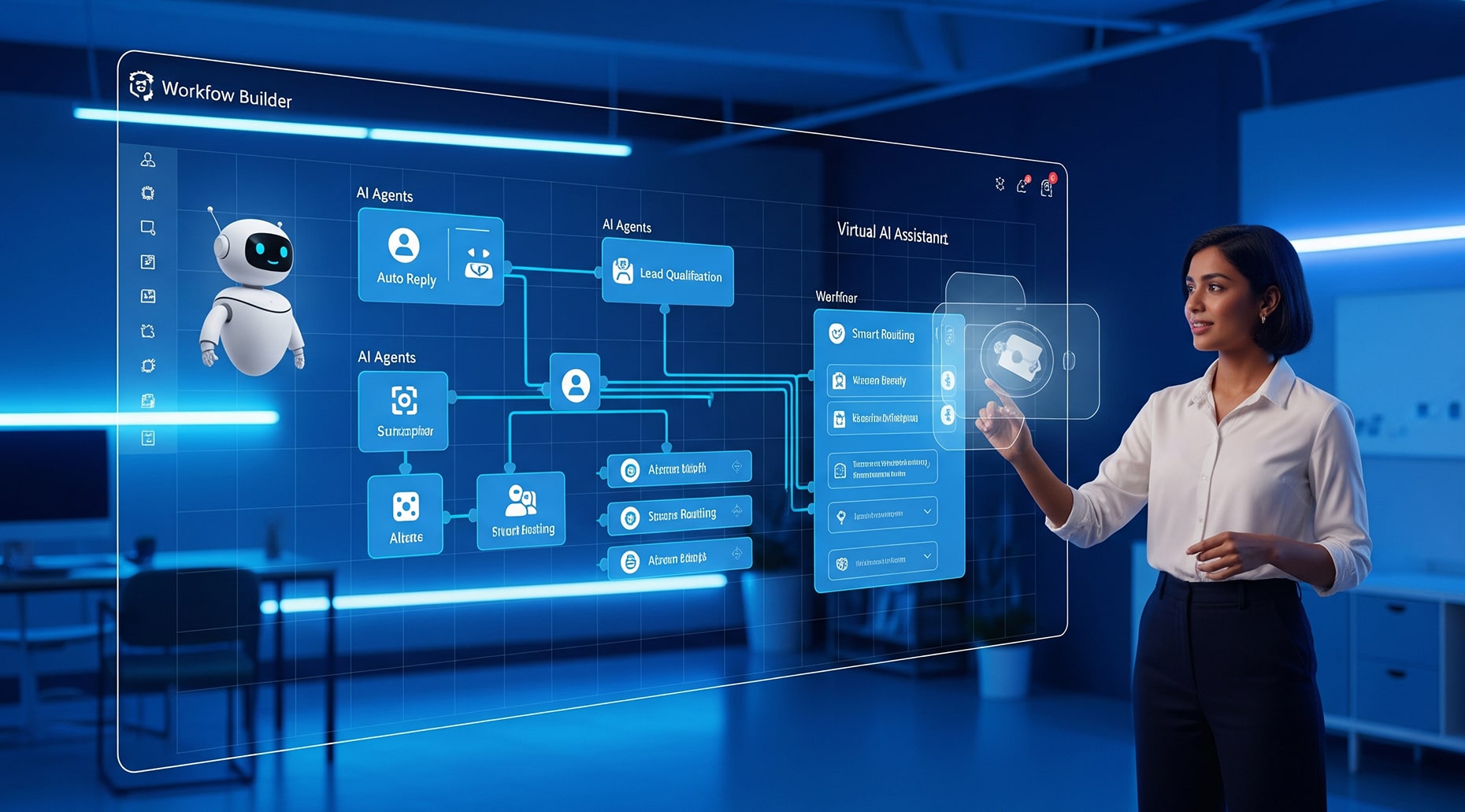 Read more about the article Intuitive Workflow Builder with AI Agent Integration