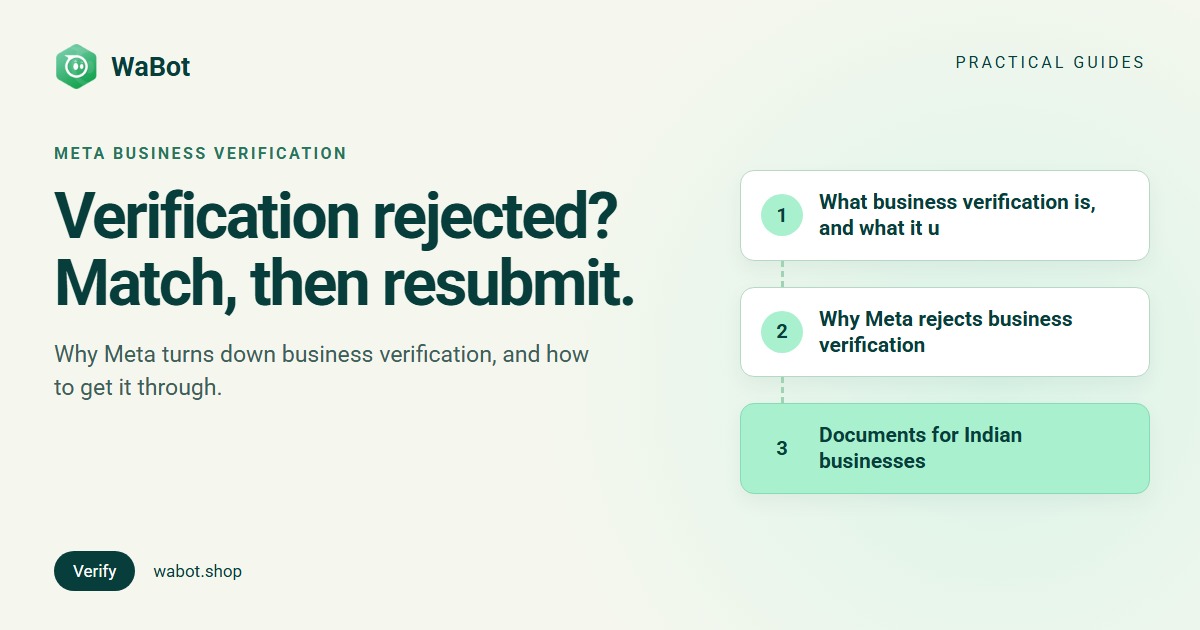 You are currently viewing Meta Business Verification Rejected? Reasons and Fixes