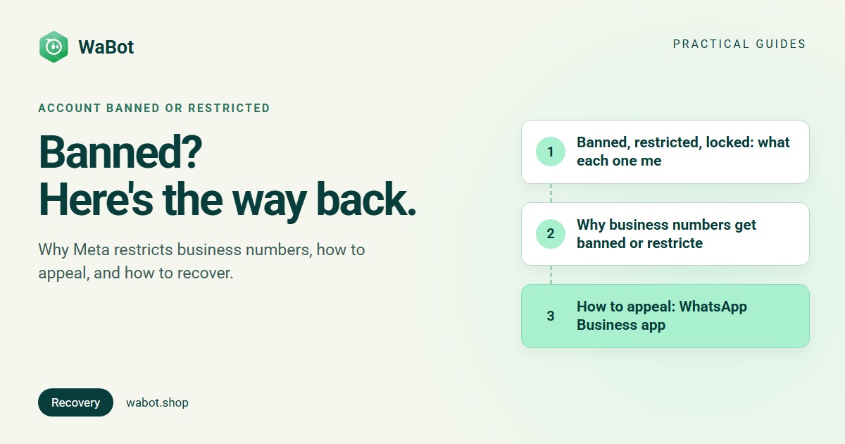 You are currently viewing WhatsApp Business Account Banned? Why, How to Appeal, Recover
