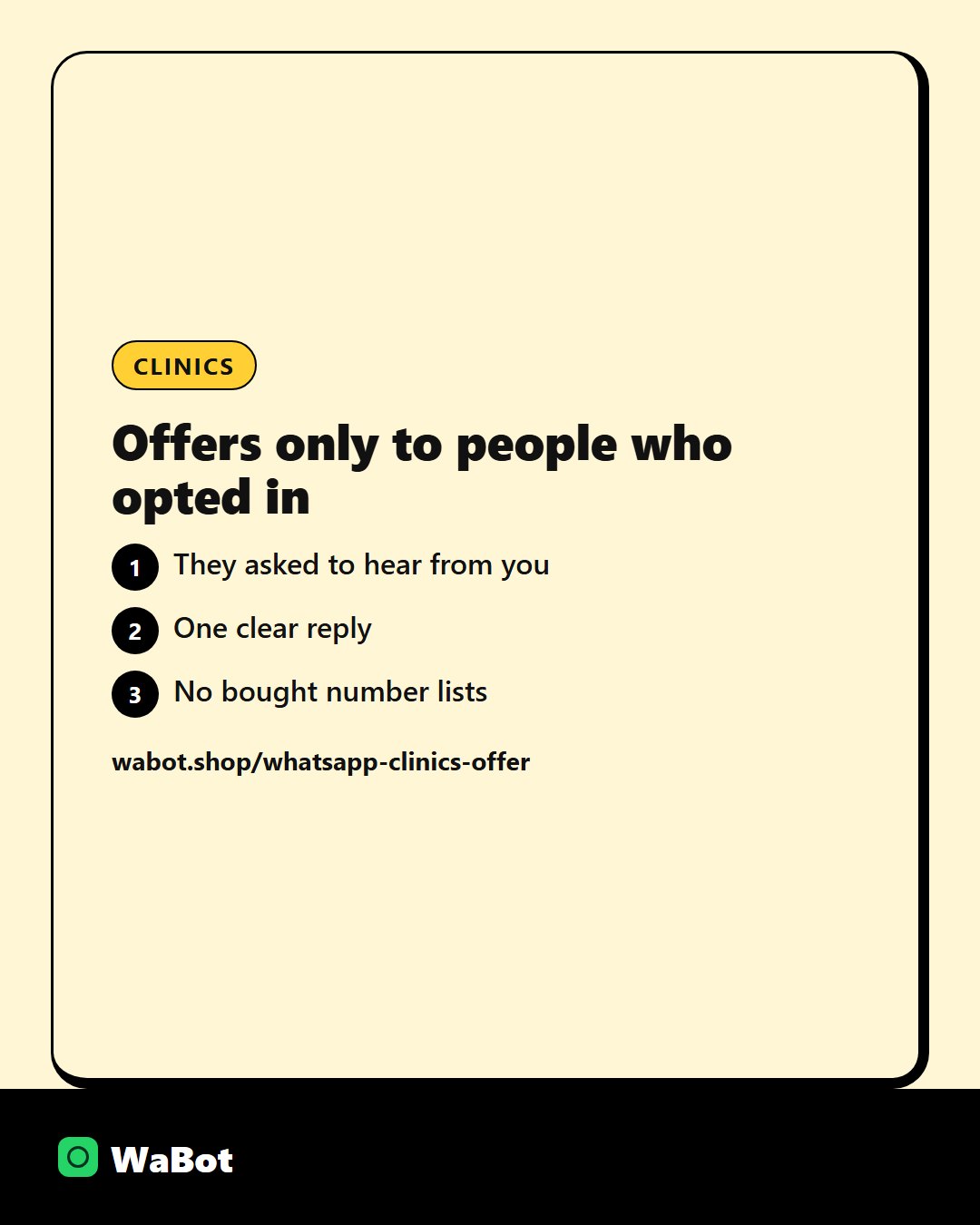 You are currently viewing How clinics should send offers on WhatsApp
