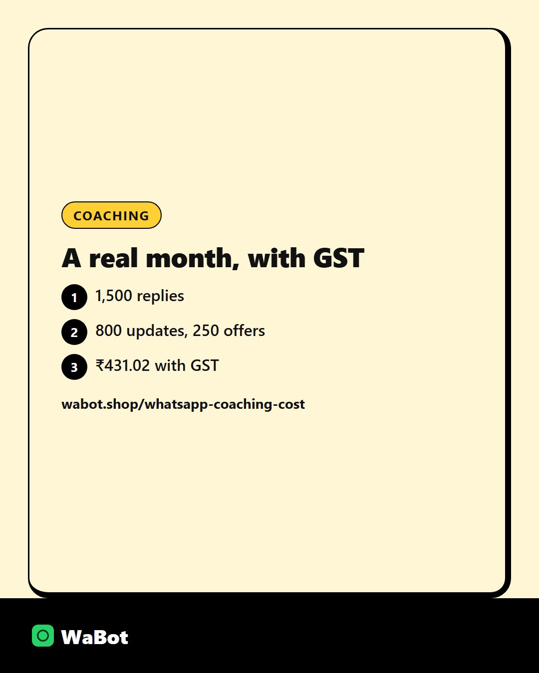 You are currently viewing What coaching institutes pay Meta for WhatsApp in a month