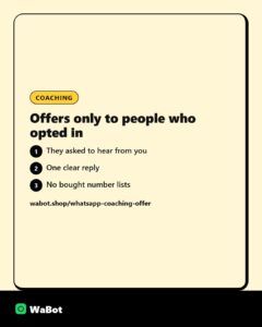 How coaching institutes should send offers on WhatsApp