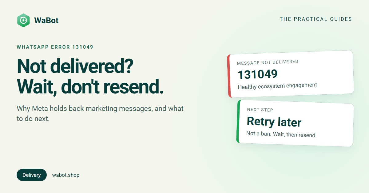 You are currently viewing WhatsApp Error 131049: What It Means and How to Fix It