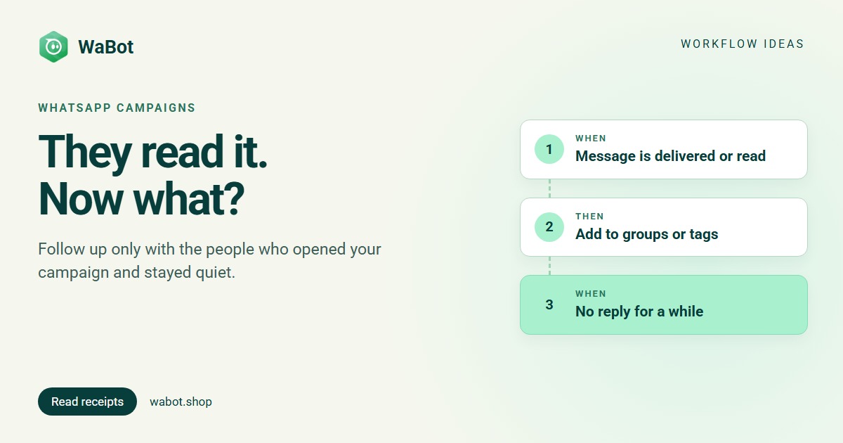 You are currently viewing WhatsApp Read Receipt Follow Up Automation for Campaigns