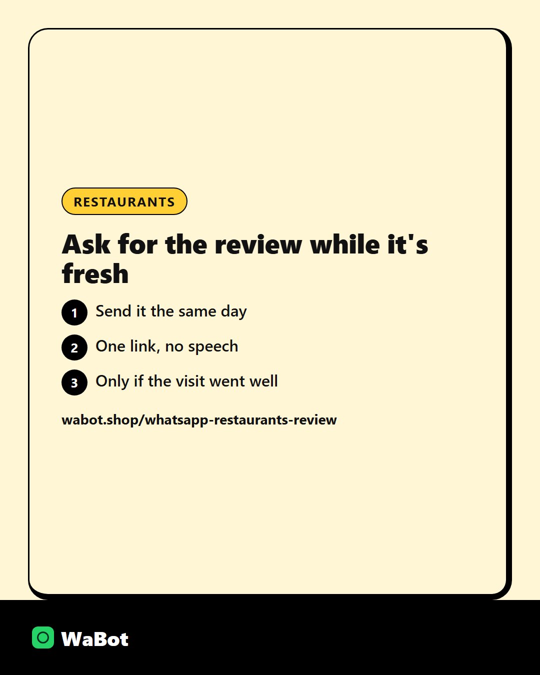 You are currently viewing Google review message for restaurants and cafes