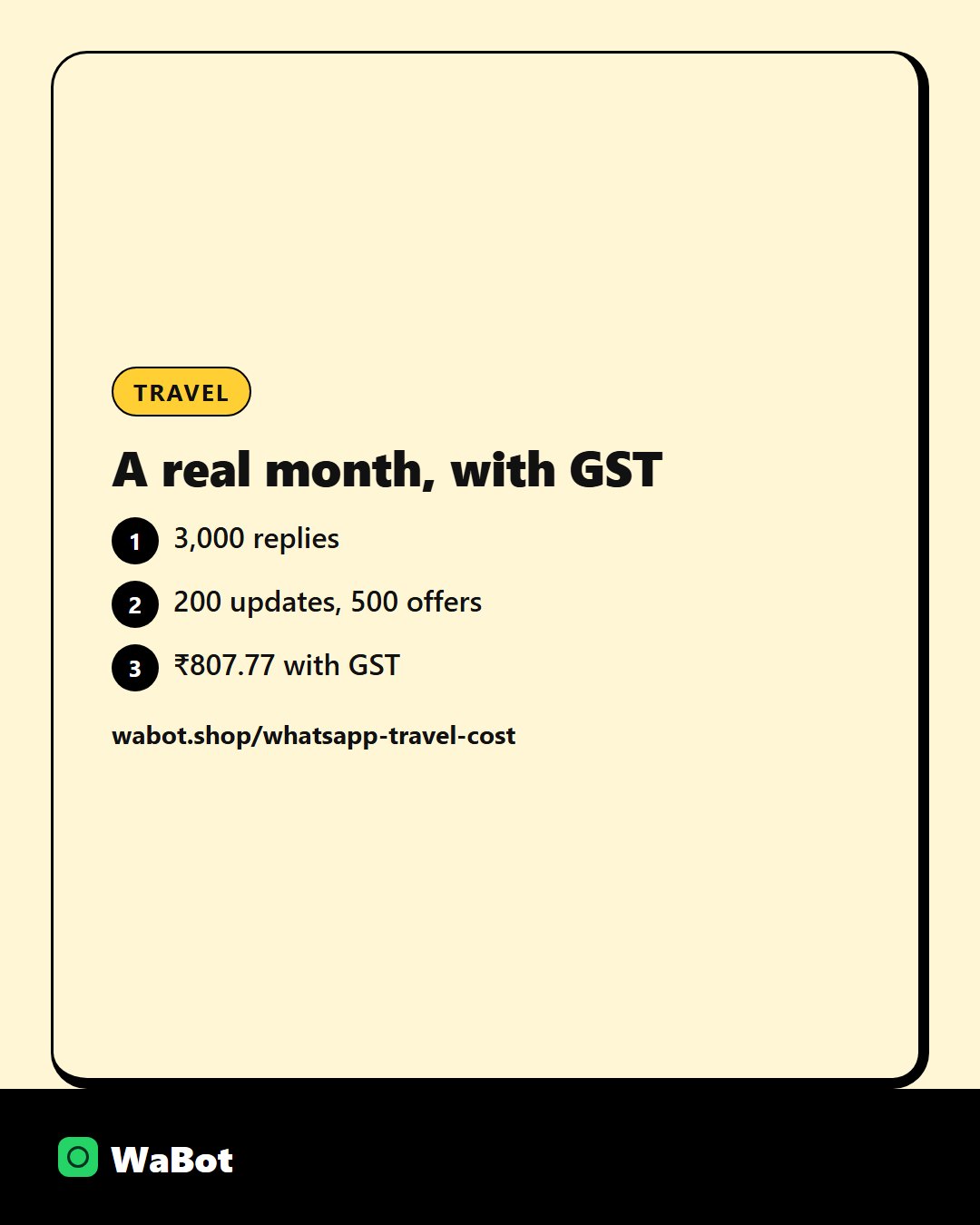 You are currently viewing What travel agencies pay Meta for WhatsApp in a month